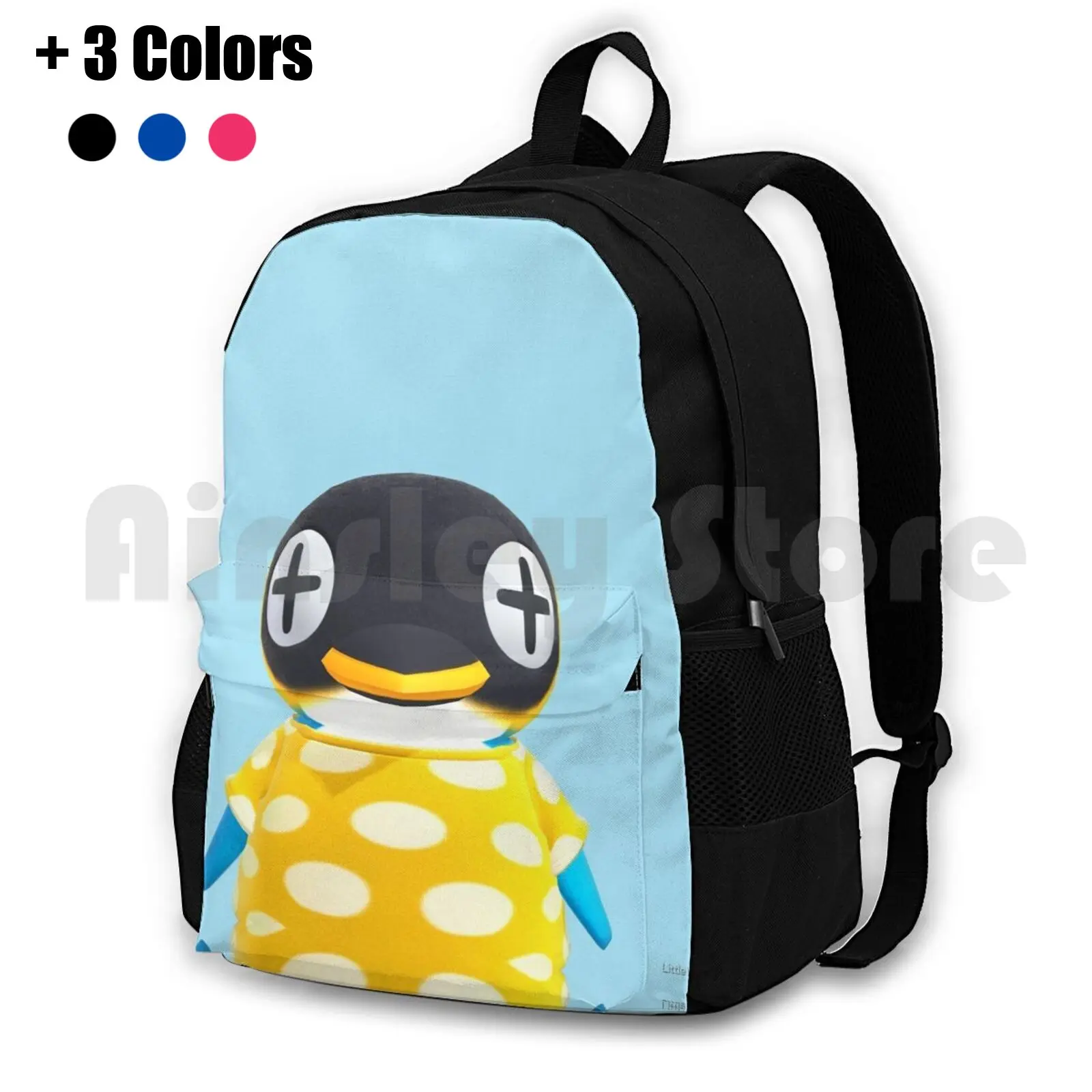 Cube Outdoor Hiking Backpack Riding Climbing Sports Bag Animal Penguins