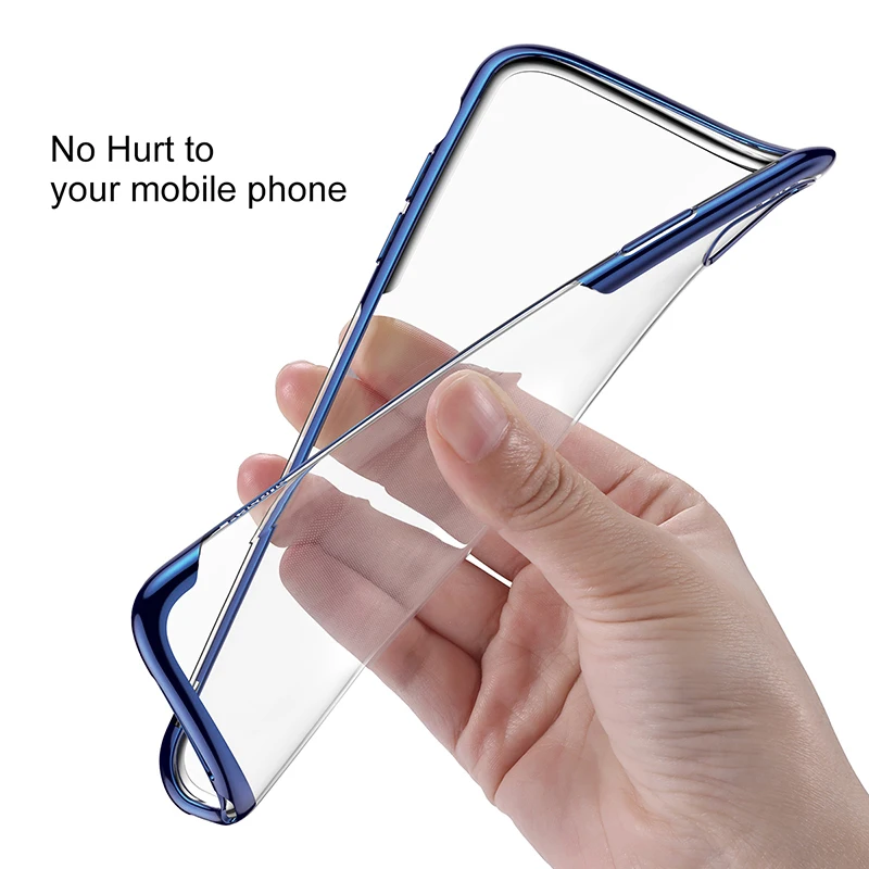 Чехол Baseus для iPhone XR Xs чехол Роскошный мягкий ТПУ чехол для телефона для iPhone XS XR XS Max Coque Funda задняя крышка прозрачный