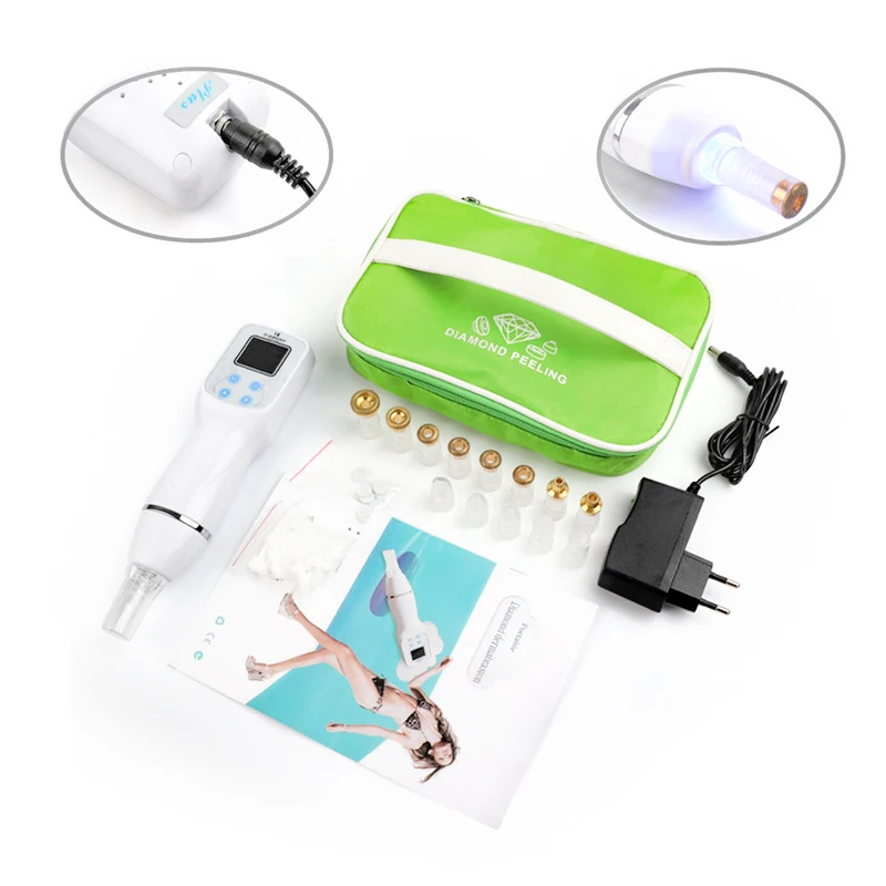 US $32.63 Diamond 18 Blackhead Removal Machine Microdermabrasion Vacuum Blackhead Cleaner Dermabrasion Diamond Peeling Massager Skin Care