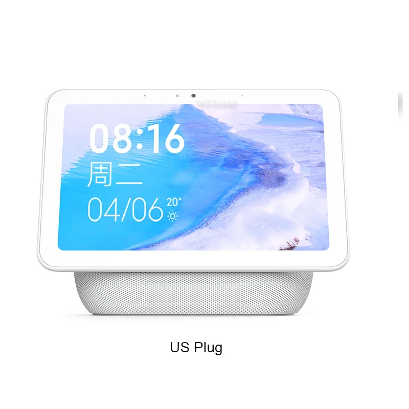 Xiao mi AI сенсорный экран Bluetooth 5,0 динамик Pro 8 дюймов цифровой дисплей Будильник WiFi смарт соединение динамик mi динамик - Color: us plug