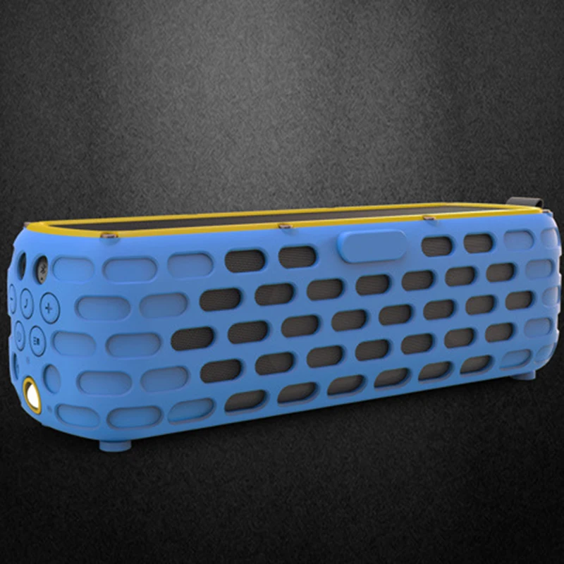 2500Mah Portable Solar Wireless 4.0 Bluetooth Speaker 9W Waterproof Hifi Speaker for Outdoors Climbing Cycling with Mic