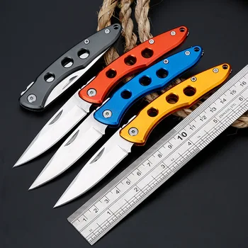 

Multi-use New Pocket Folding Knife Steel Blade Camping Outdoor Hunting Knife Kitchen Fruit Knife Edc Tool 58HRC High Hardness