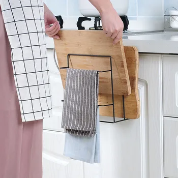 

Loozykit Iron Rack Storage Organizer for Kitchen Shelves Towel Holders Hook Storage Rack Kitchen Holder Rack Kitchen Organizer