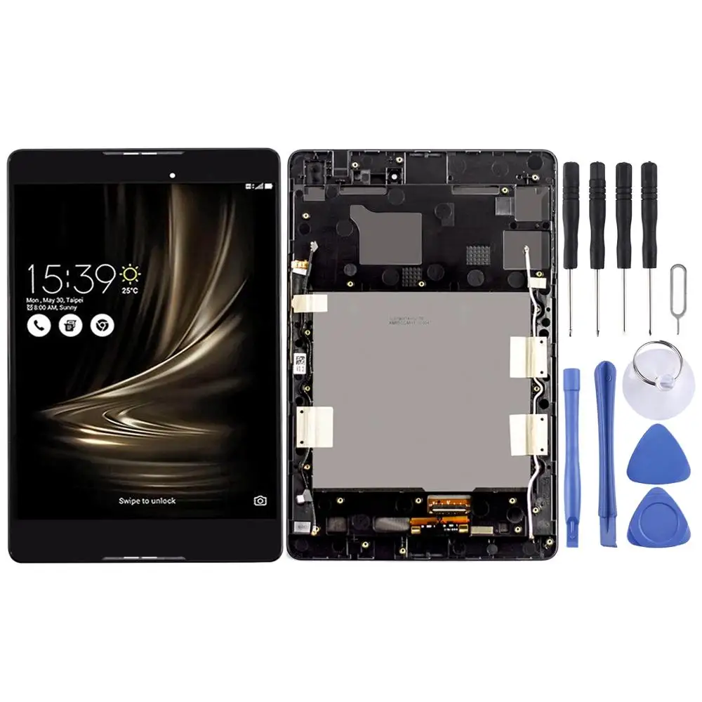 

2019 AAA+++ LCD Screen and Digitizer Full Assembly with Frame for Asus Zenpad 3 8.0 Z8 Z581KL Z581 ZT581KL P008(Black)