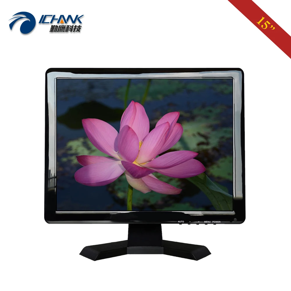 

15"inch LCD Screen Display 1024x768 VGA HDMI-in POS Cash Register Ordering Machine VESA 75x75mm Wall-mount PC Monitor ZB150JN-58