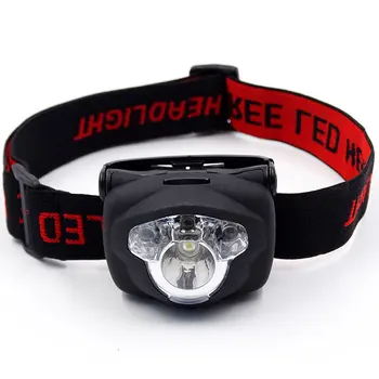 

4W LED Mini Running Headlamp Flashlight Battery operated Work Light Waterproof Fishing Camping Torch Lantern