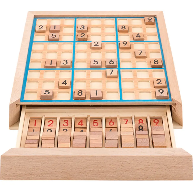 Новая обучающая деревянная игрушка Sudoku с цифрами от 1 до 9, детская игрушка-головоломка для детей, деревянные игрушки для детей DD6SD