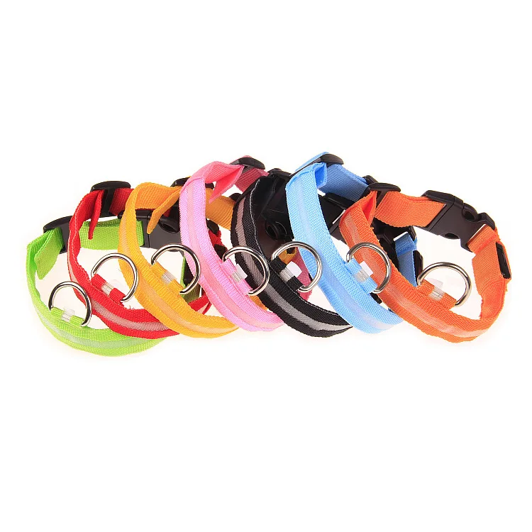 Pet-Collar Glow-Necklace Creative Nylon New Transer for Lighted-Up LED Advanced Ot26/p40