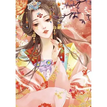 

Full Diamond DIY Diamond Painting Classical Anime Beauty 5D Cross Stitch Living Room Personality Diamond Embroidery Gift