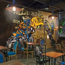 Personalizado pintado a mano graffiti figura de la foto de fondo de papel tapiz pared Decoration 3d Фреска papel tapiz