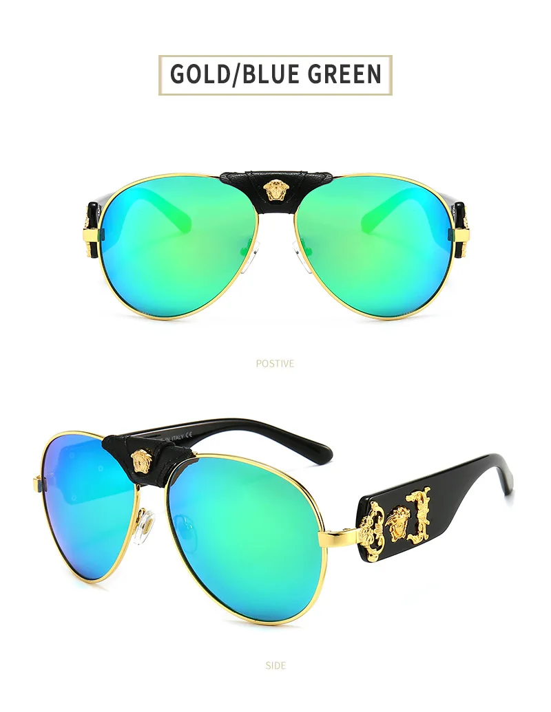 New 2022 Brand Design Women Men Sunglasses Oversized Frame Leather Sun Glasses Man Hip Hop High Huality Male Female 2150 UV400 designer sunglasses