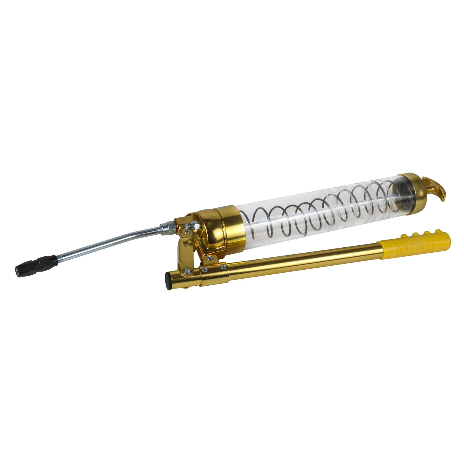

600CC Transparent Single Pressure Rod Grease Gun Hand Operated Grease Gun For Auto Maintenance Accessories