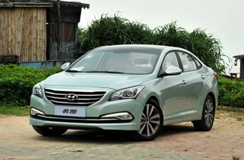 15-Beijing hyundai Sonata спереди под Civic Sonata только Модифицированная передняя отделка из нержавеющей стали