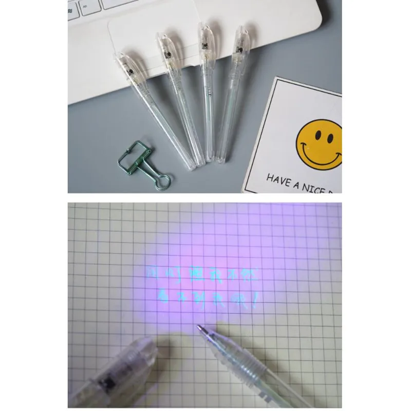 Невидимая чернильная ручка Противоугонная сигнализация ультрафиолетовый