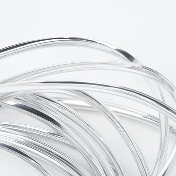 

6M U-Shaped Chrome Car Edge Guard Protector Moulding Trim Molding Strip Decor 1x