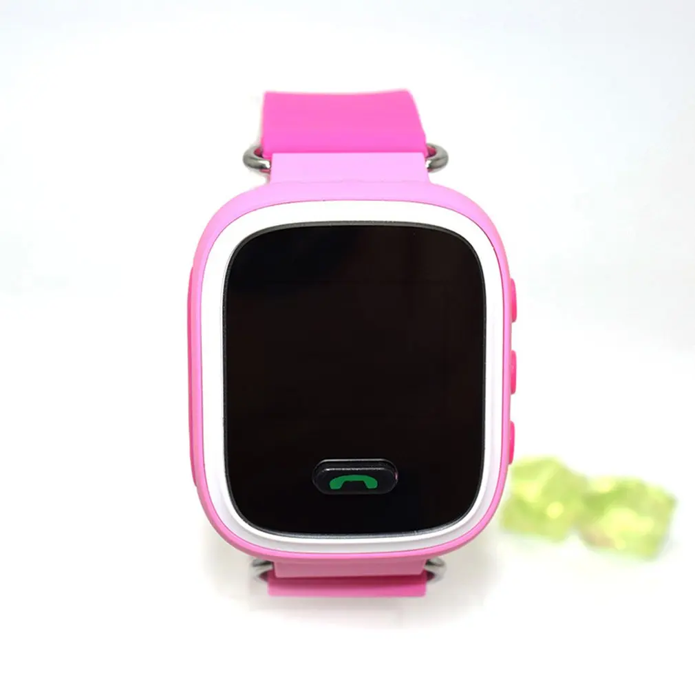 Q90 Smart Child Watch Color Screen GPS Wifi Tracker SOS Call Anti Lost Monitor Phone Call Wristwatch for Kids GIFTS 2019