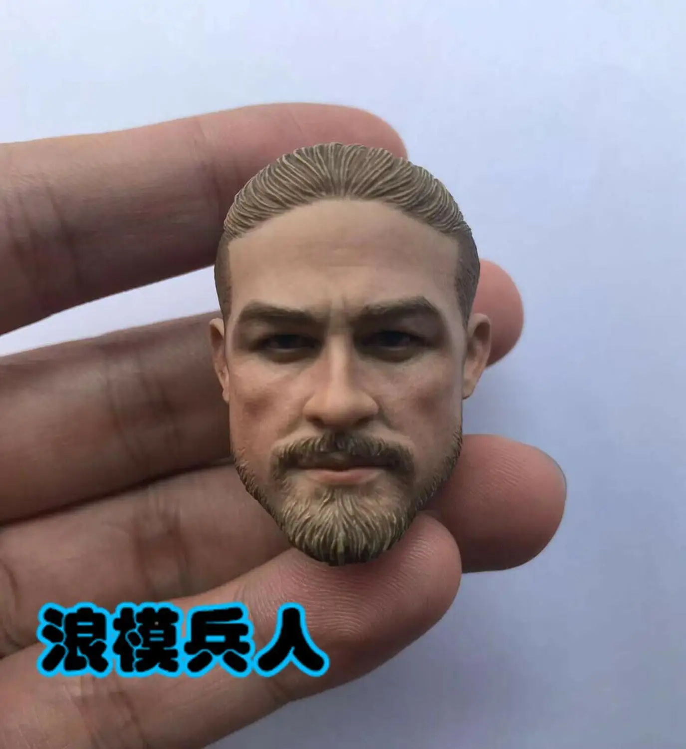 1//6 Charlie Hunnam Head Sculpt Head Carved Model F 12/" Male Action Figure Body