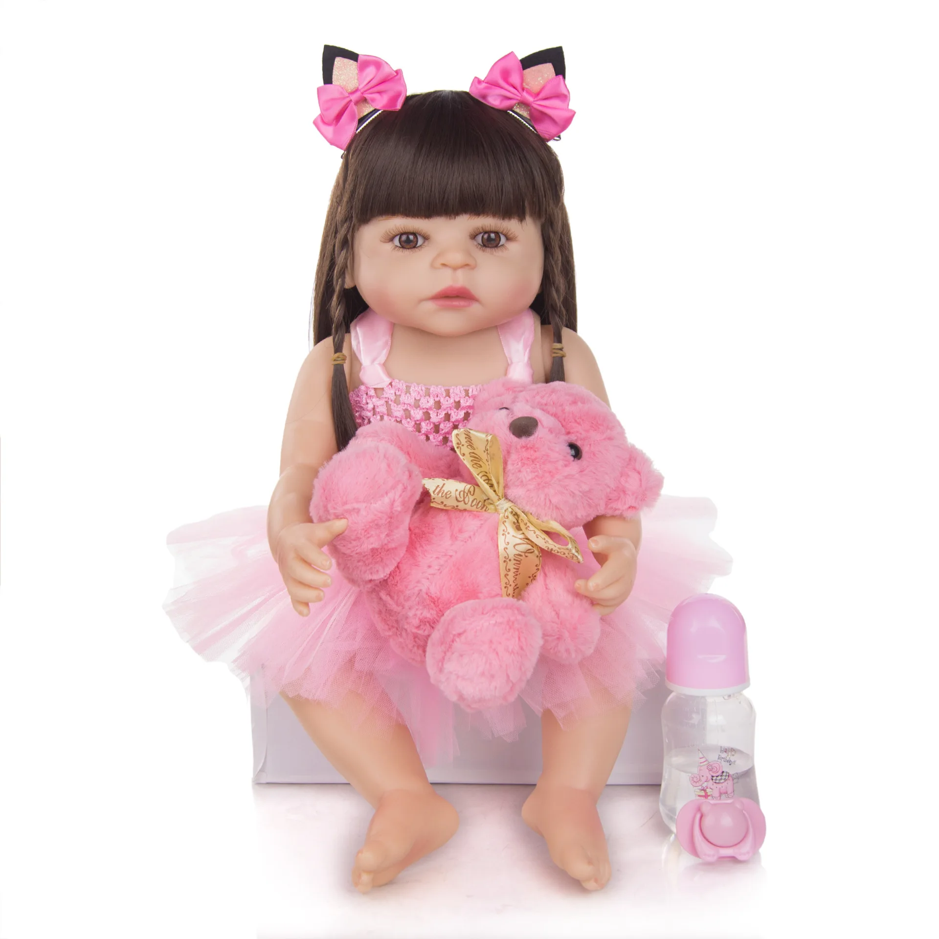 

22-Inch Reborn Baby Doll Reborn Baby Full Rubber Body Model Infant New Style