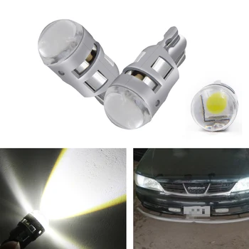 

2PCS W5W T10 LED 3030 168 194 Car Interior Turn Signal Light License Plate Trunk Lamp Reading Clearance Lights White Bulbs