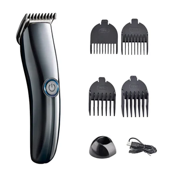 

USB Charging Hair Clipper Beard & Body Grooming Trimmer 3-6-9-12mm Guide Comb with Hair Clipper Stand