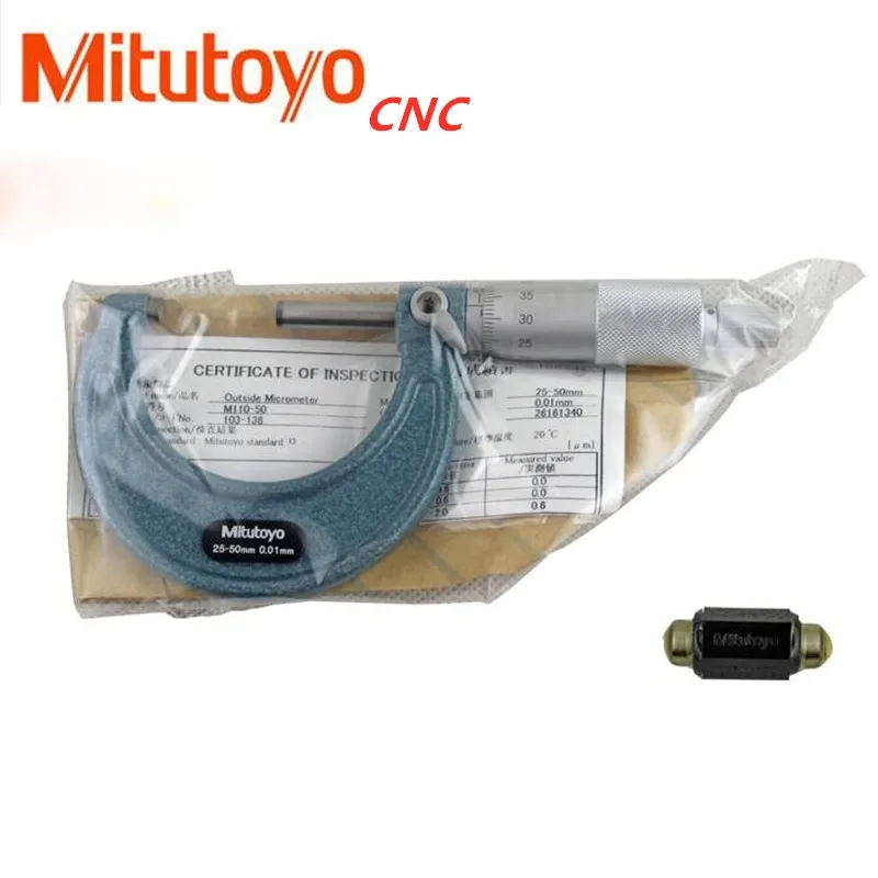 Mitutoyo CNC наружные Микрометры 0 25 50 75 мм Металлообработка точность измерения 01
