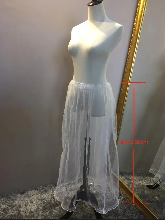 New Gather Skirt Slip New Bridal Wedding Dress Buddy Petticoat Underskirt Save You From Toilet Water