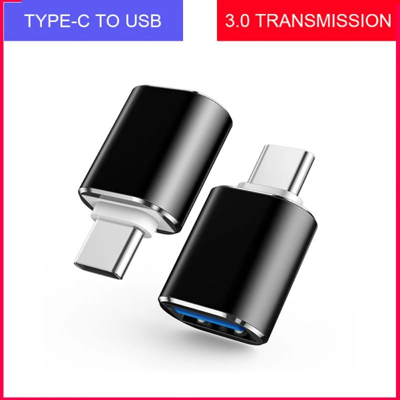 Mini USB Type C Adapter Male To USB 3.0 Female OTG Cable Converter Adapter Compatible With MacBook Pro/Air And Smartphones female usb to male phone jack adapter