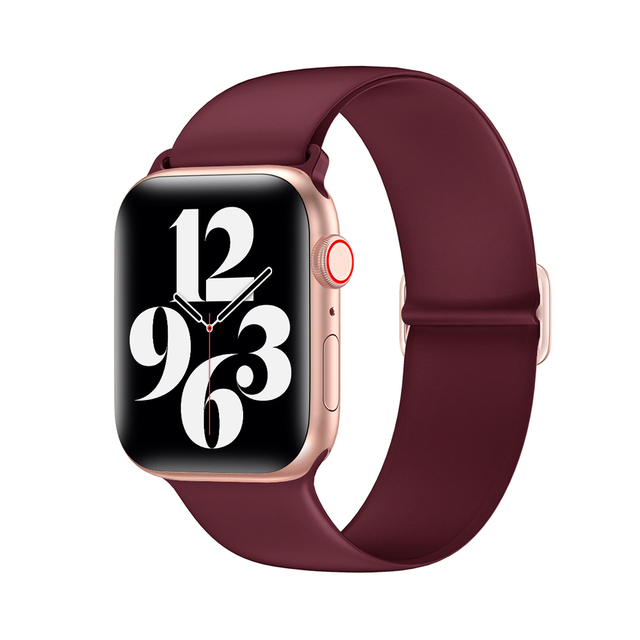 Loop Strap For Apple Watch Band 41mm 45mm 40mm 44mm 42mm 38mm adjustable Elastic Sport Bracelet iwatch Band 7 SE 6 5 4 3 2
