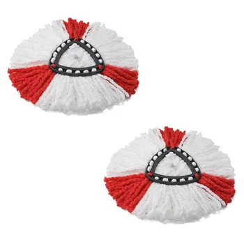 

2PCS/3PCS Replacement Heads Microfiber Mop Head Refill for Vileda EasyWring Spin Mops for O-cedar 360 Rotating Floor Mop
