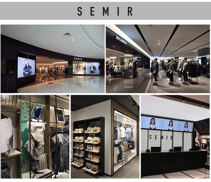 SEMIR, Женская ветровка средней длины, осень, новинка, негабаритный, с капюшоном, на шнурке, с вышивкой, пальто, Корейская версия, свободная куртка