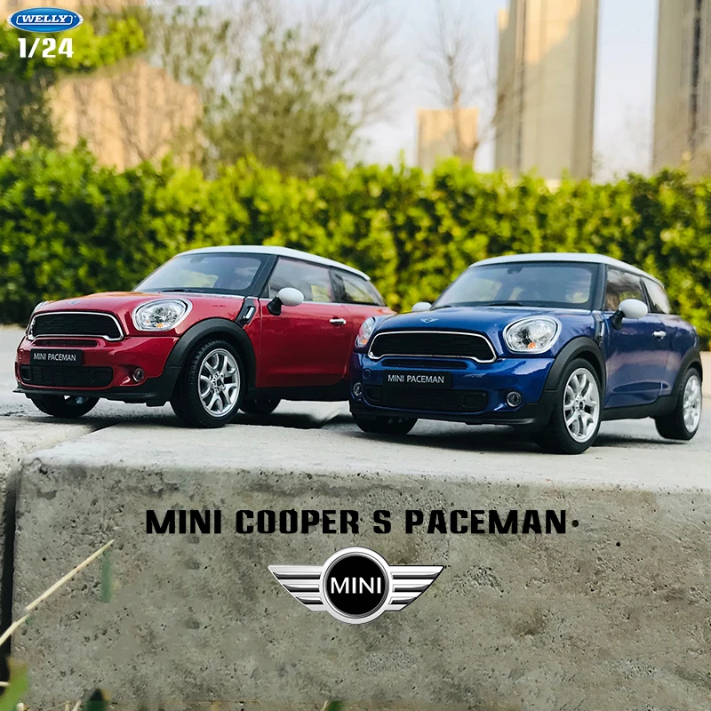 

Модель автомобиля Welly 1:24 Mini Cooper S Paceman 1300, модель автомобиля из сплава, модель автомобиля, украшение, коллекция, подарок, игрушка, литье под давлением, модель мальчика