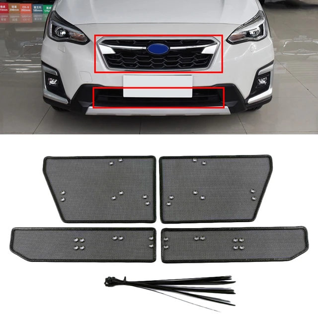 Für Subaru xv Zubehör Frontgrill Insekten netz Screening Insert Mesh  Dekoration umfasst Auto Styling