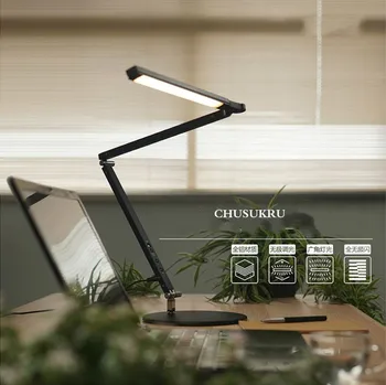 

Energy Saving Modern LED Desk Lamp Foldable Dimmer Swing Long Arm Business Office Study Desktop Light for Table Luminaire