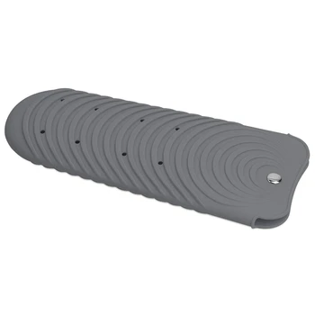 

Gray Hair Straightener Pouch,Heat Resistant Mat Holder for Flat Iron Curling Iron Hot Hair Tools