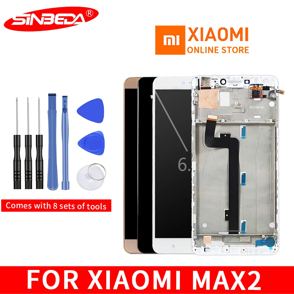 

Original 6.44" For XIAOMI Mi Max 2 LCD Touch Screen with Frame Digitizer For XIAOMI Mi Max2 Display For Mi Max2 LCD Replacement