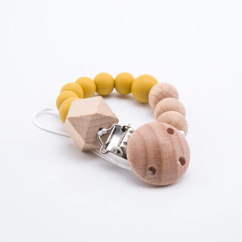 DIY Colorfull Silicone Baby Pacifier Clips Funny Pacifier Chain For Infant Feeding Toddle Teething Chew Toy Dummy Clips BPA Free