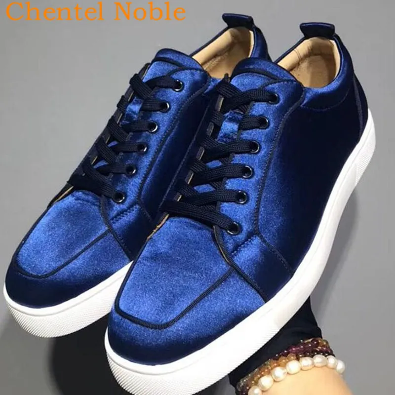 

Luxury Brand Chentel Noble Flock Leather Men Casual Shoes Sneakers Party Shoes Men High Quality Flats Bottom Tenis Masculino
