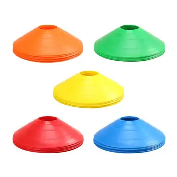 

Football Cross Speed Training Discs 10pcs Outdoor Soccer Agility Training Sign Disc Cross Speed Practice Discs Cones