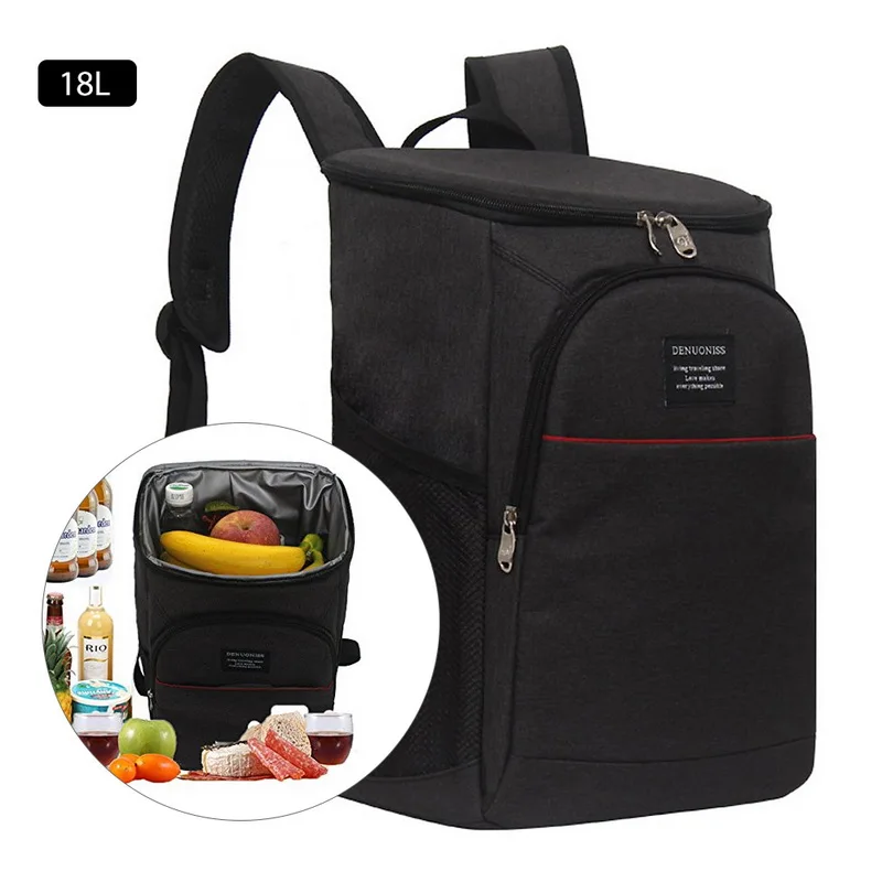 

18L Cooler Bags Backpack Picnic Camping Waterproof Insulated Rucksack Refrigerator Bag Ice Cooling Thermal Lunch Box Unisex