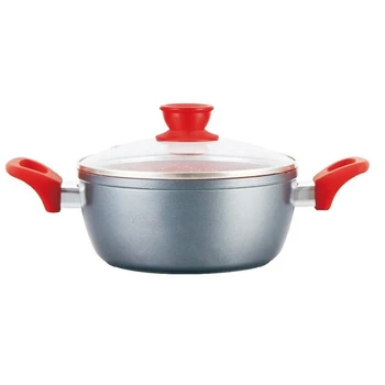 

Non-Stick Aluminum Casseroles with Marble Coating Induction bottom
