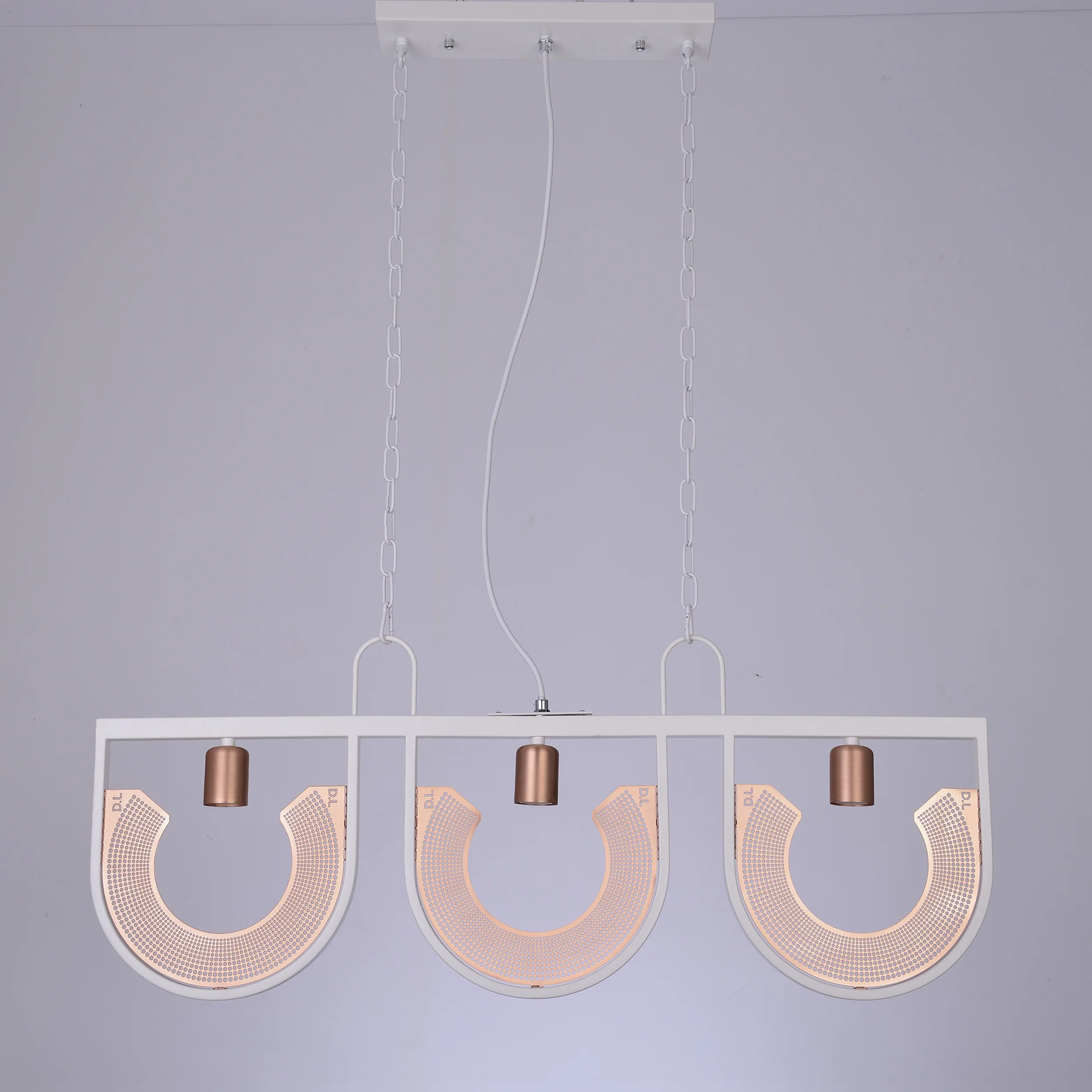 

Latest Metal Light Iron U Shades Three Heads Chinese Pendant Light Kitchen Dining Bar lamparas de techo colgante