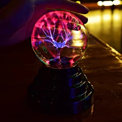 Boule de cristal tactile magique, nouveauté, lampe USB à Plasma, boule ionique électrostatique, décoration de chambre à coucher 