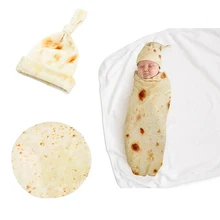 Cheap High Quality Burrito Baby Blankets Flour Tortilla Swaddle Blanket Sleeping Swaddle Wrap Hat Mexican Pancake Rug Christmas Gift Cheap High Quality Burrito Baby Blankets Flour Tortilla Swaddle Blanket Sleeping Swaddle Wrap Hat Mexican Pancake Rug Christmas Gift