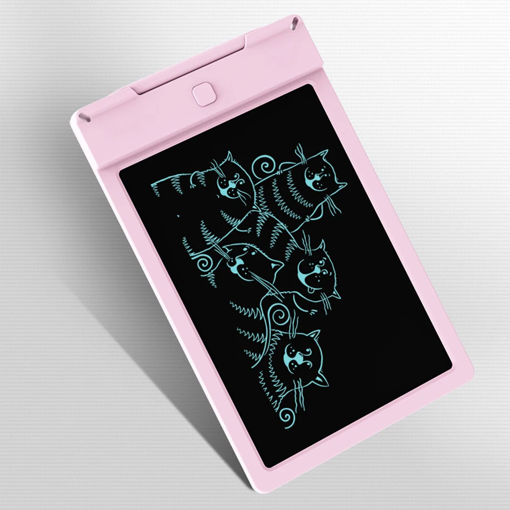 Efex Intelligence 4 цвета доска планшет креативный lcd вручную нарисованный рисунок портативный 9 дюймов один ключ Erasure Memo
