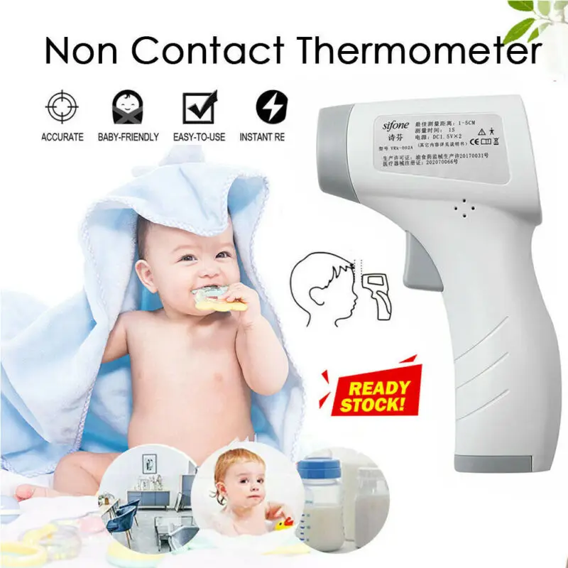 

Pudcoco Free Shipping Forehead Digital Thermometer Non-Contact IR-Infrared Thermometer Body Temp GUN