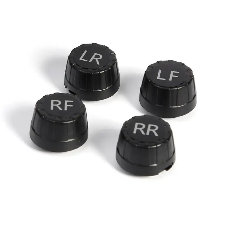 Солнечный ЖК-дисплей автомобиля TPMS Голосовая сигнализация авто система мониторинга шин с 4 датчиками