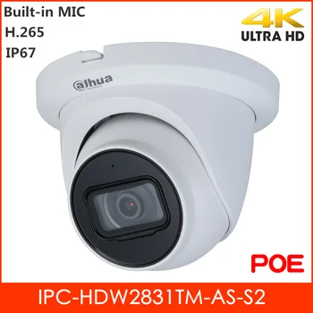 

Dahua 8MP POE IP Camera H.265 Eyeball Camera 4k Night Vision P2P Motion Detection ONVIF For PoE NVR 2.8 3.6 Lens App View 30fps