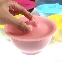 1 шт силиконовый чехол для чашки с изображением поросенка из мультфильма Пылезащитная Герметичная крышка для чашек с изоляцией конфетных цветов многоразовые чашки уплотнительная крышка