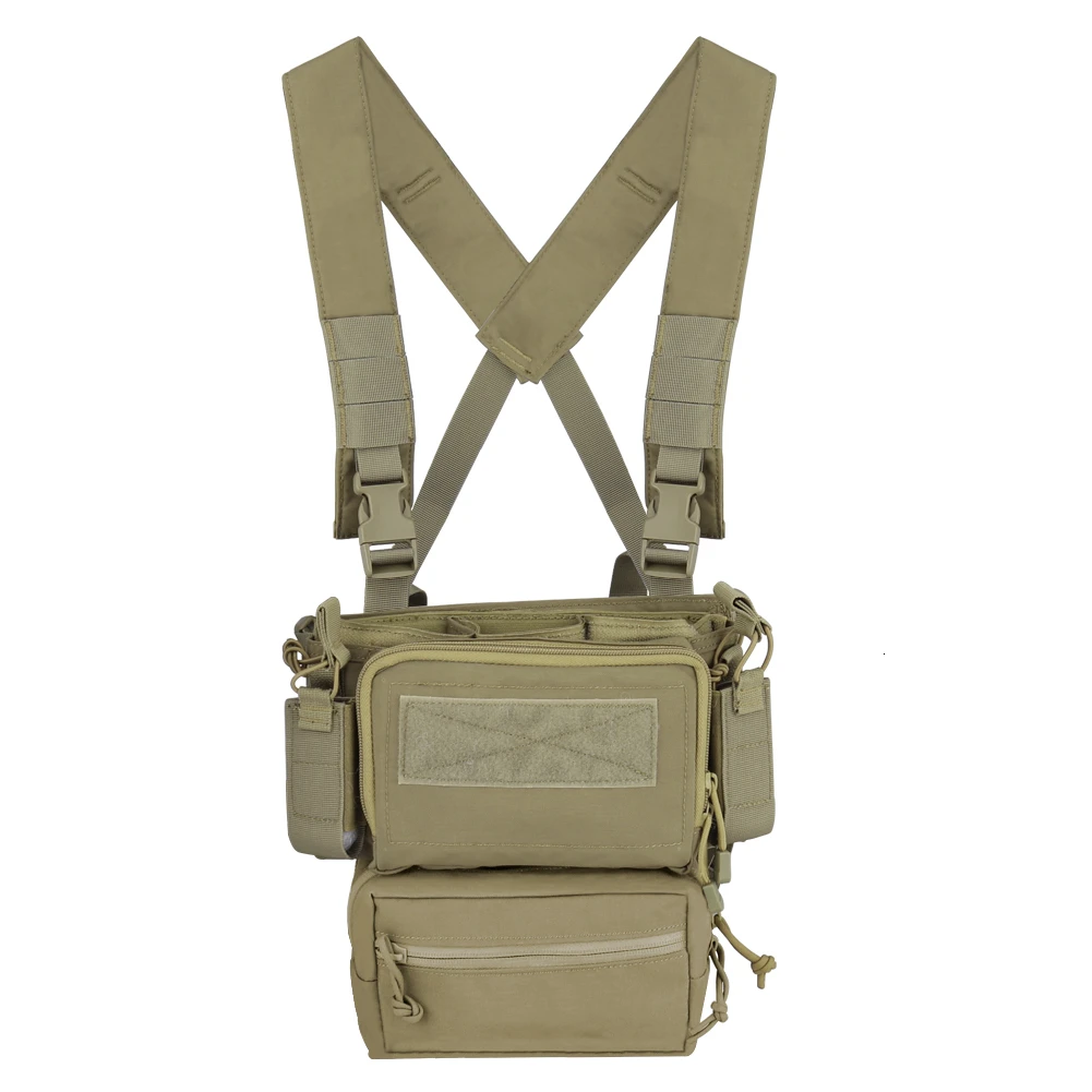 Tan with pouch Армейская тактическая сумка Armor нагрудный жилет X Жгут винтовка Пистолетная обойма сумка CRX охотничье оборудование аксессуары нагрудные установки - Цвет: Tan with pouch