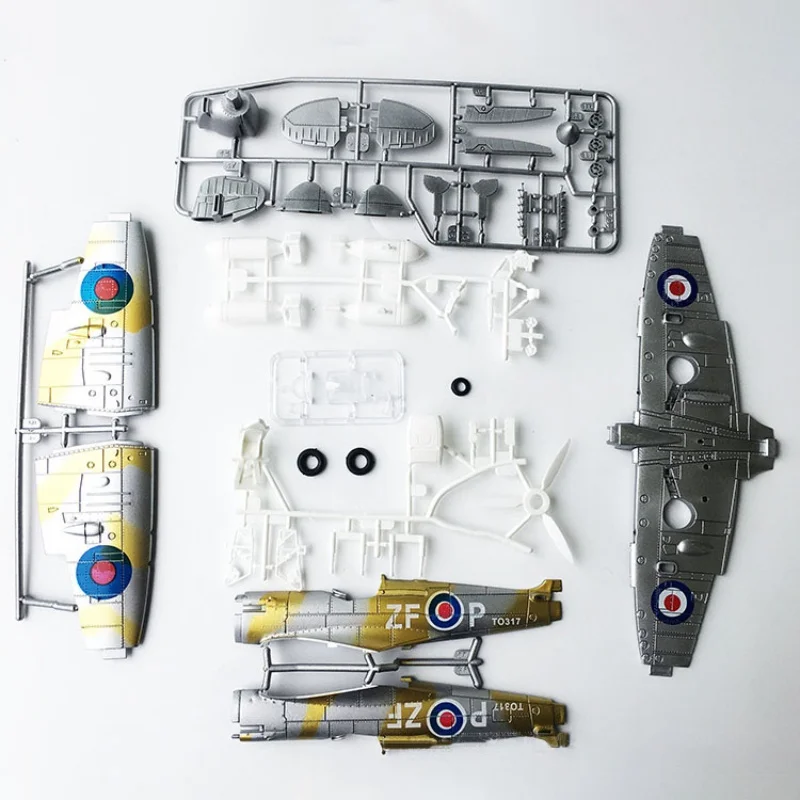 Подарки на год 4D Spitfire RECEPT Fighter окрашенная версия 1:48 Военная Сборная модель самолета образовательная ToysHF
